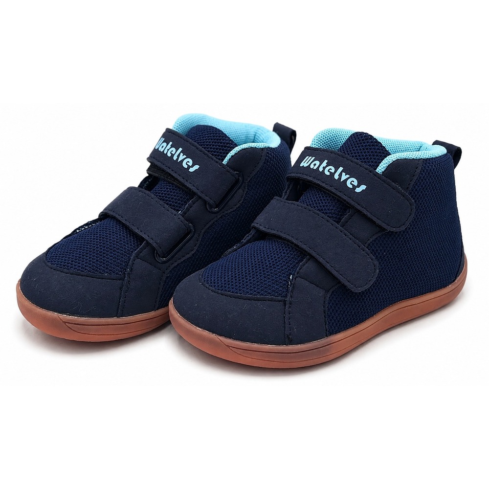 WateLves Wide Barefoot Toddler 10C Blue Zero Drop Minimalist Walking Shoes Kids